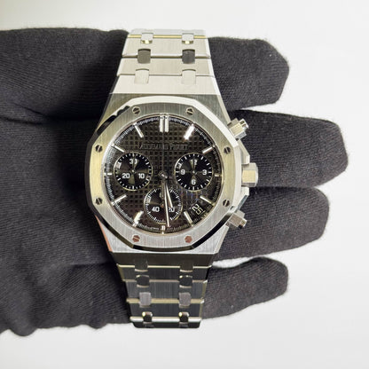 Audemars Piguet Royal Oak 50th Anniversary 41mm Black Dial Watch Ref# 26240ST.OO.1320ST.02