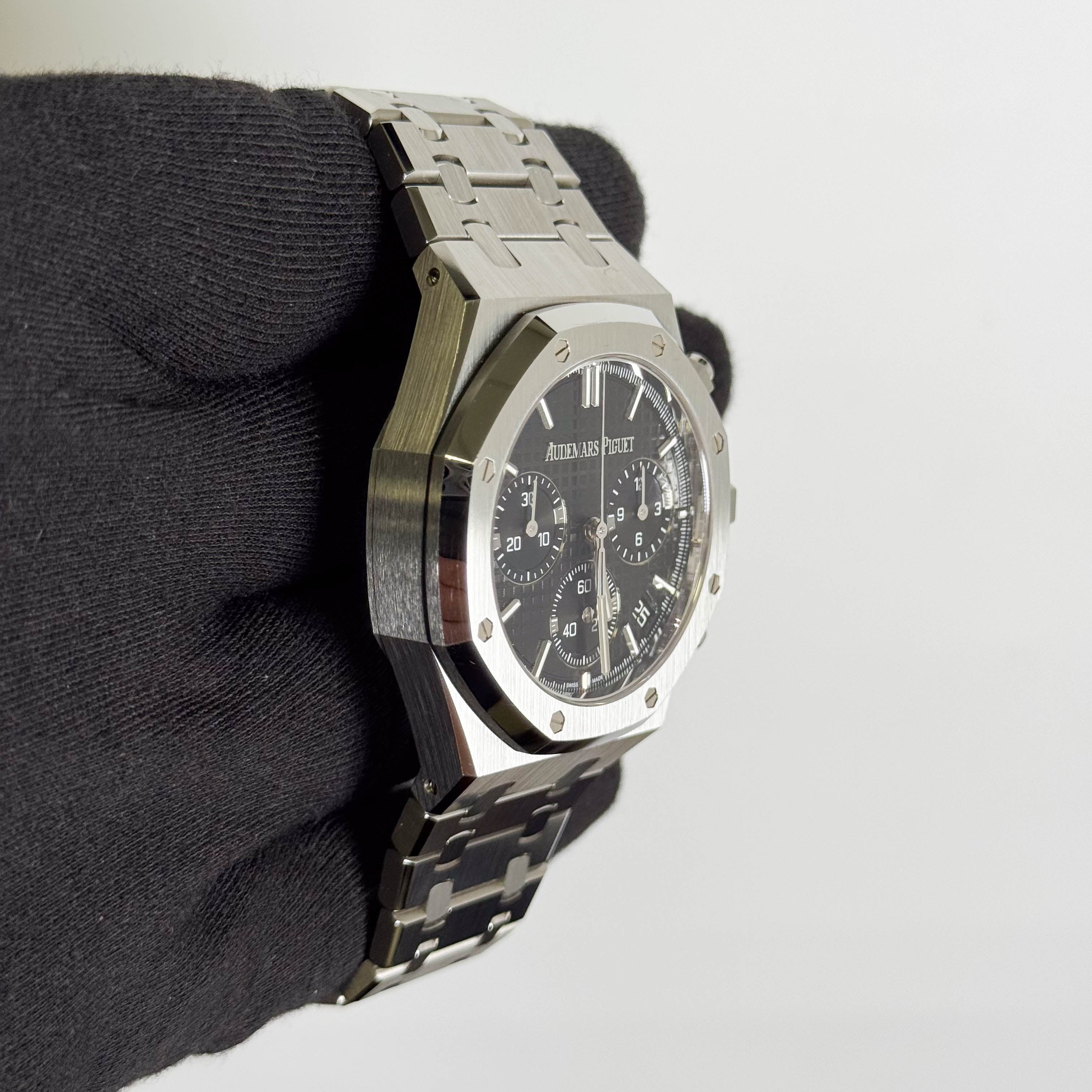 Audemars Piguet Royal Oak 50th Anniversary 41mm Black Dial Watch Ref# 26240ST.OO.1320ST.02