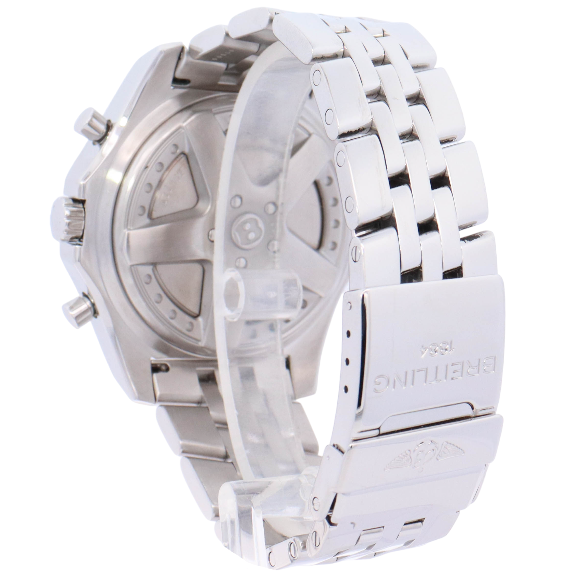 Breitling Bentley Stainless Steel 48mm Blue Chronograph Dial Watch Reference# A44362 - Happy Jewelers Fine Jewelry Lifetime Warranty