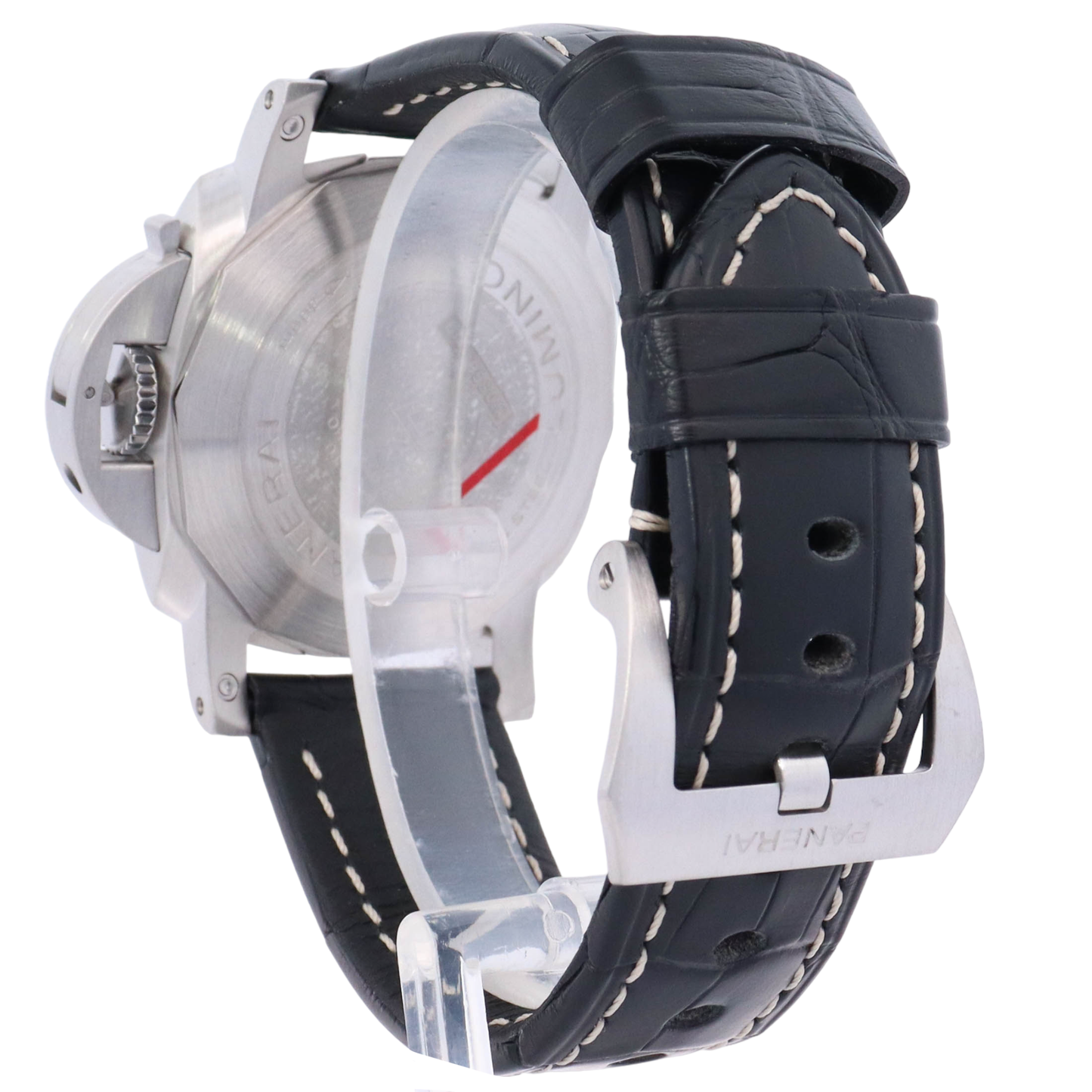 Panerai Luminor Marina 44mm Stainless Steel Black Stick & Arabic Dial Watch Reference# PAM01312