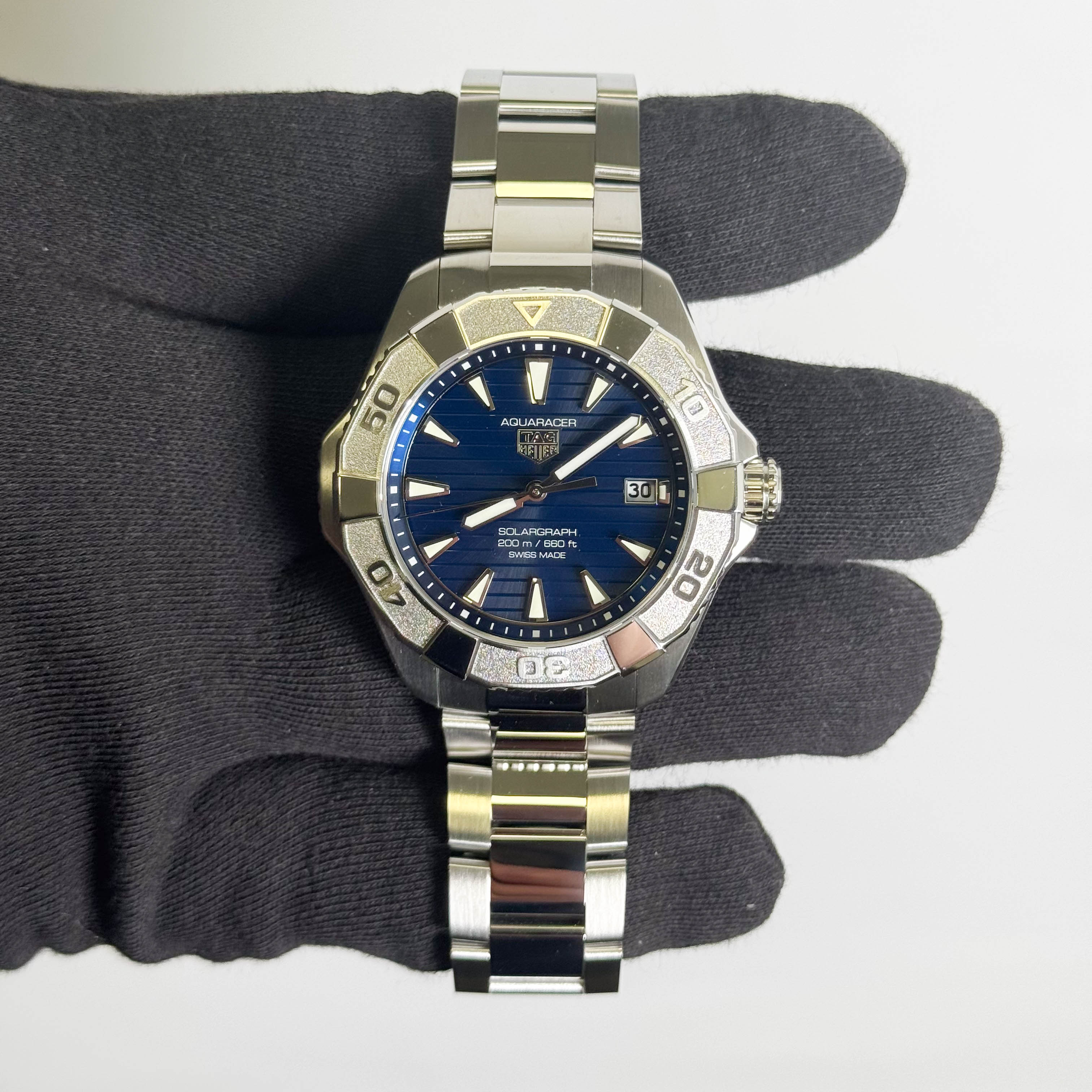 Tag Heuer Aquaracer 40mm Blue Dial Watch Ref# WBP1117.BA0047