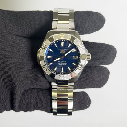 Tag Heuer Aquaracer 40mm Blue Dial Watch Ref# WBP1117.BA0047