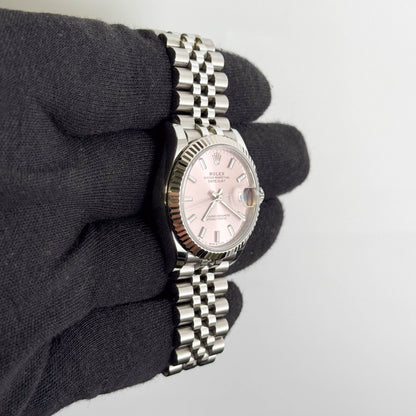 Rolex Datejust 31mm Pink Dial Watch Ref# 278274