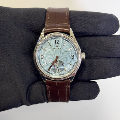 Rolex 1908 39mm Blue Dial Watch Ref# 52506