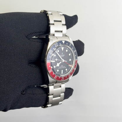 Tudor Black Bay GMT 41mm Black Dial Watch Ref# 79830RB