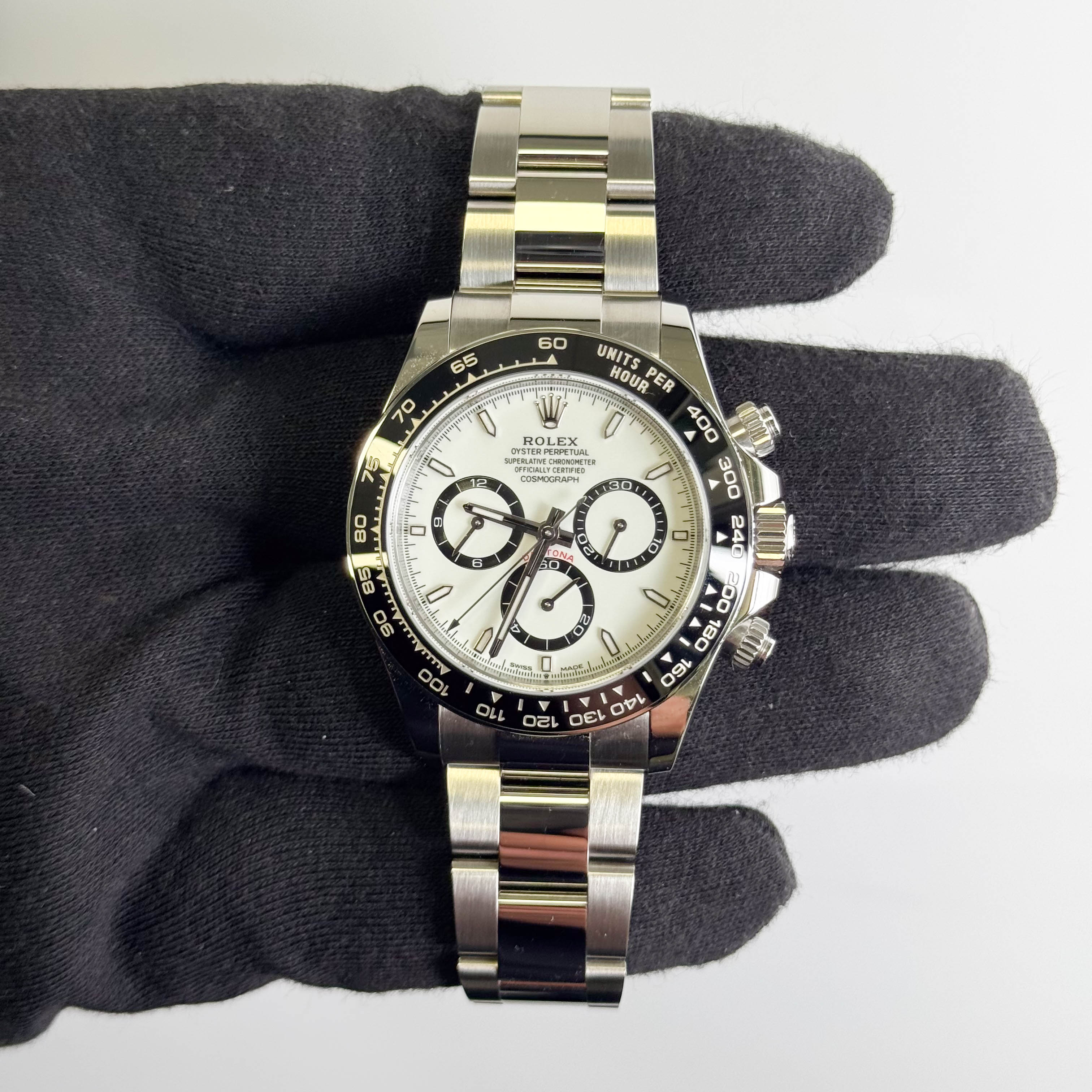 Rolex Daytona 40mm White Dial Watch Ref# 126500LN