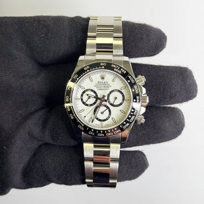 Rolex Daytona 40mm White Dial Watch Ref# 126500LN