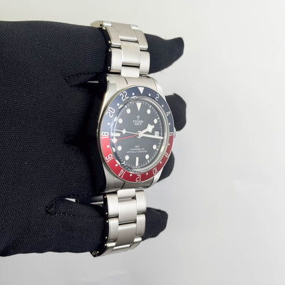 Tudor Black Bay GMT 41mm Black Dial Watch Ref# 79830RB