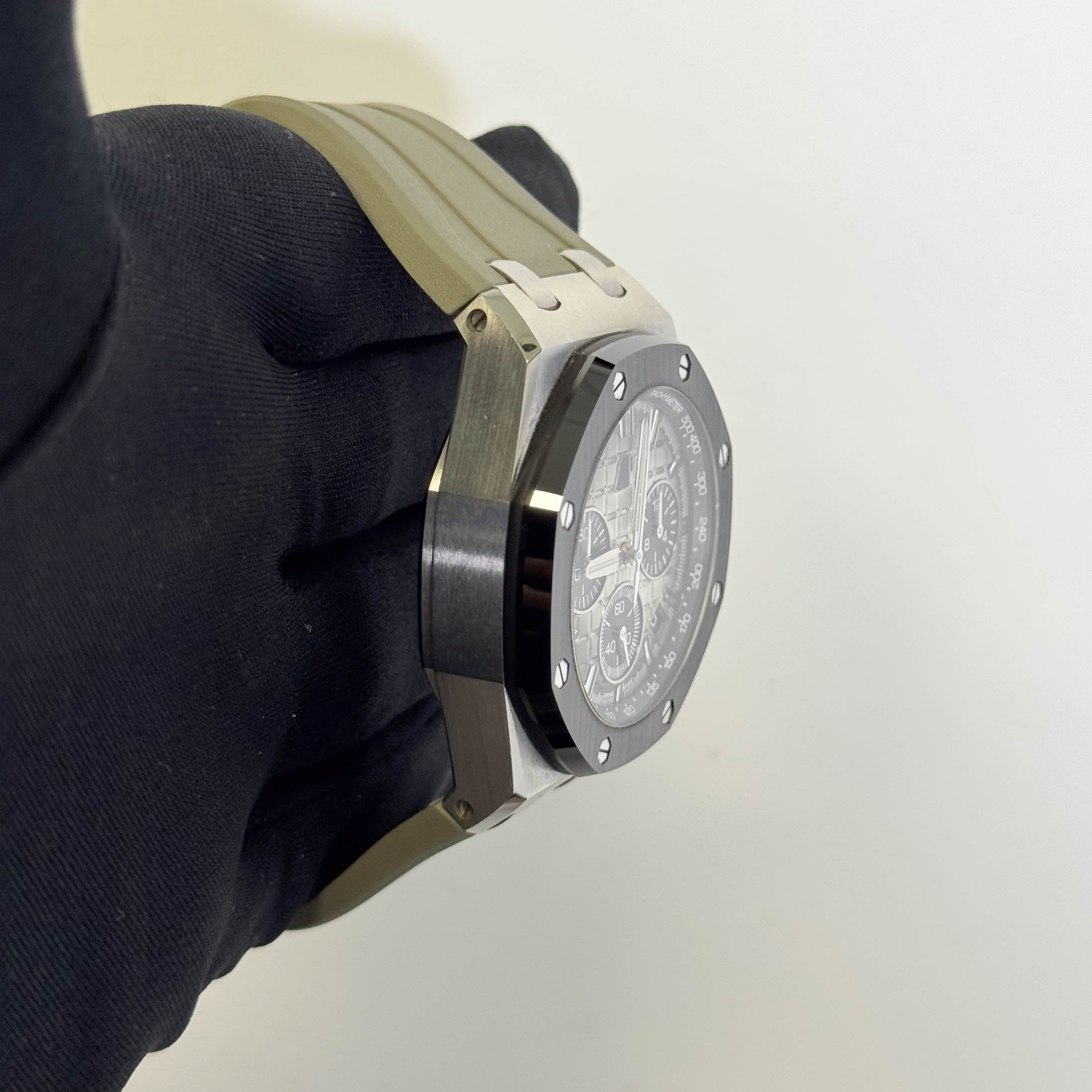 Audemars Piguet Royal Oak 43mm Smoke Light Brown Dial Watch Ref# 26420SO.OO.A600CA.01