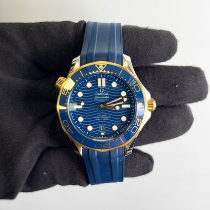 Omega Seamaster 42mm Blue Dial Watch Ref# 210.22.42.20.03.001