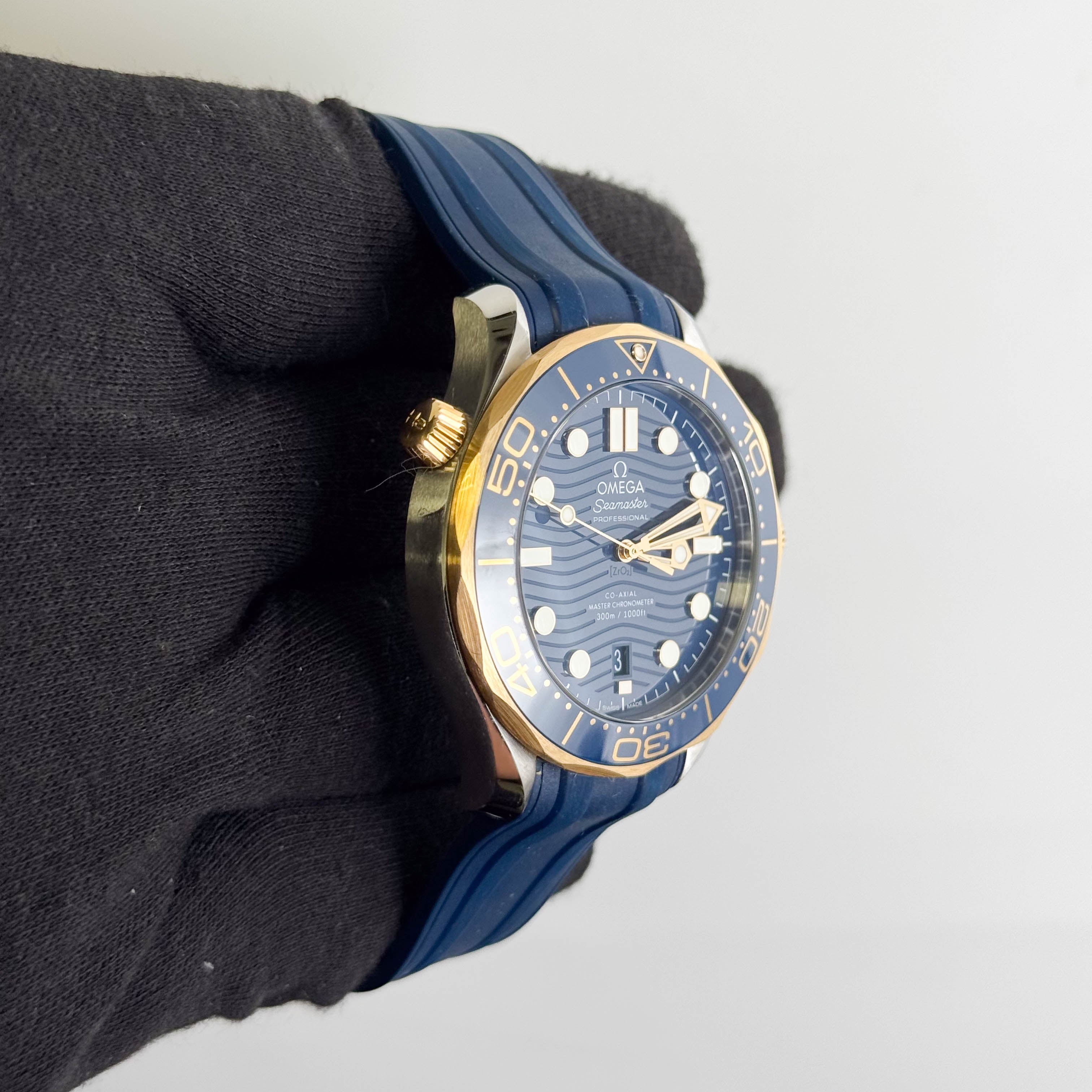 Omega Seamaster 42mm Blue Dial Watch Ref# 210.22.42.20.03.001