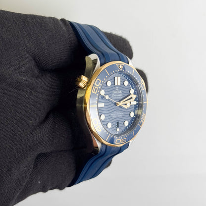 Omega Seamaster 42mm Blue Dial Watch Ref# 210.22.42.20.03.001
