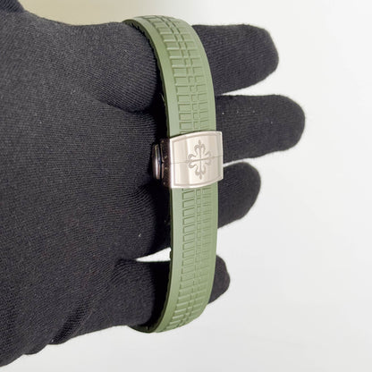 Patek Philippe Aquanaut 42mm Green Dial Watch Ref# 5168G-010