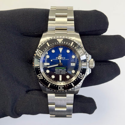 Rolex Sea-Dweller Deepsea 44mm Black/Blue Dial Watch Ref# 126660 - Happy Jewelers Fine Jewelry Lifetime Warranty