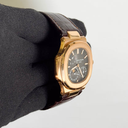 Patek Philippe Nautilus 40mm Grey Dial Watch Ref # 5712R-001