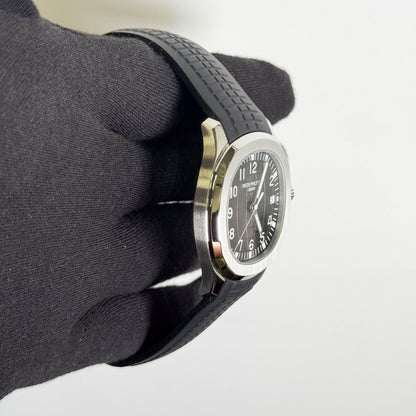 Patek Philippe Aquanaut 40.8mm Black Dial Watch Ref# 5167A-001