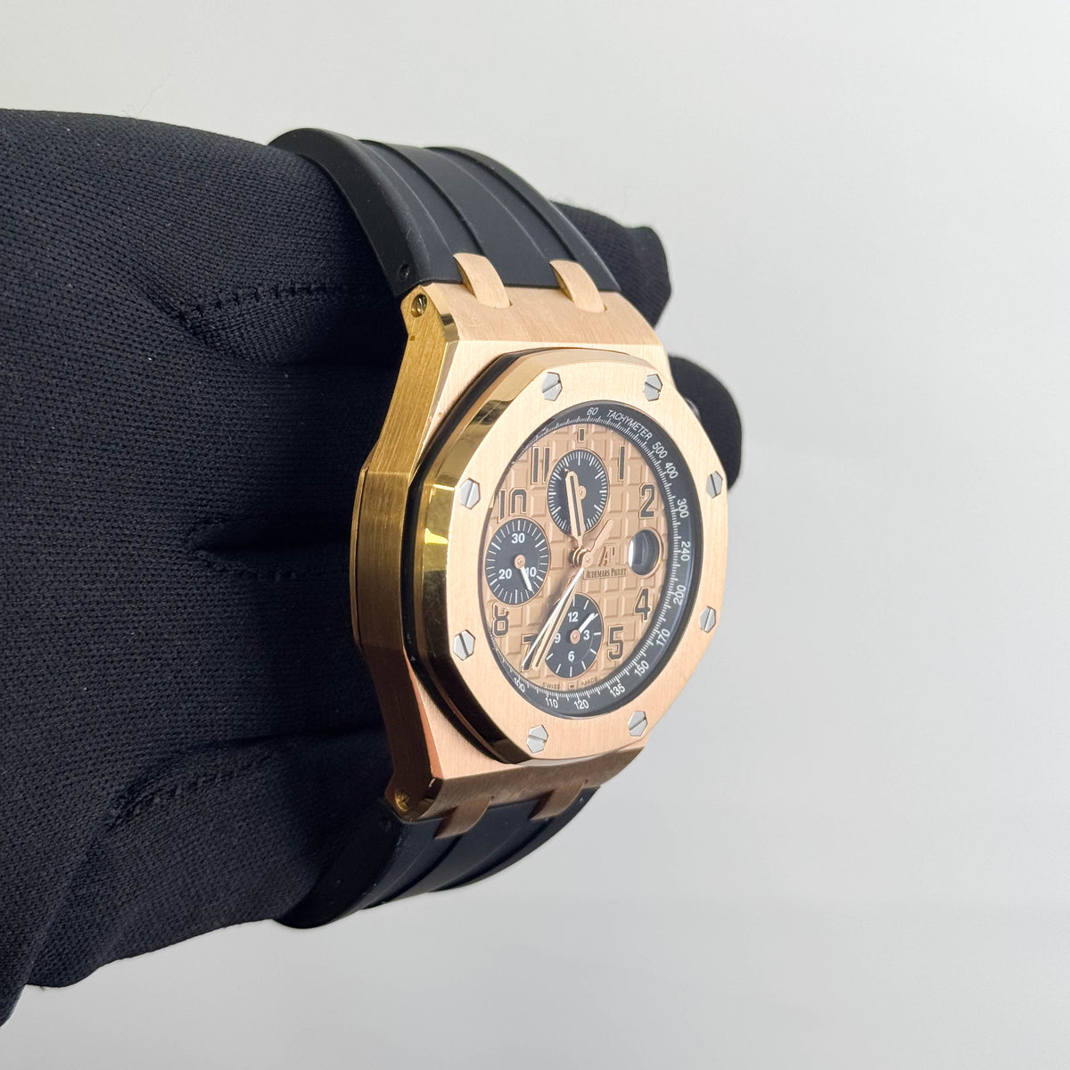 Audemars Piguet Royal Oak Offshore 42mm Rose Dial Watch Ref# 26470OR.OO.A002CR.01 (Copy)