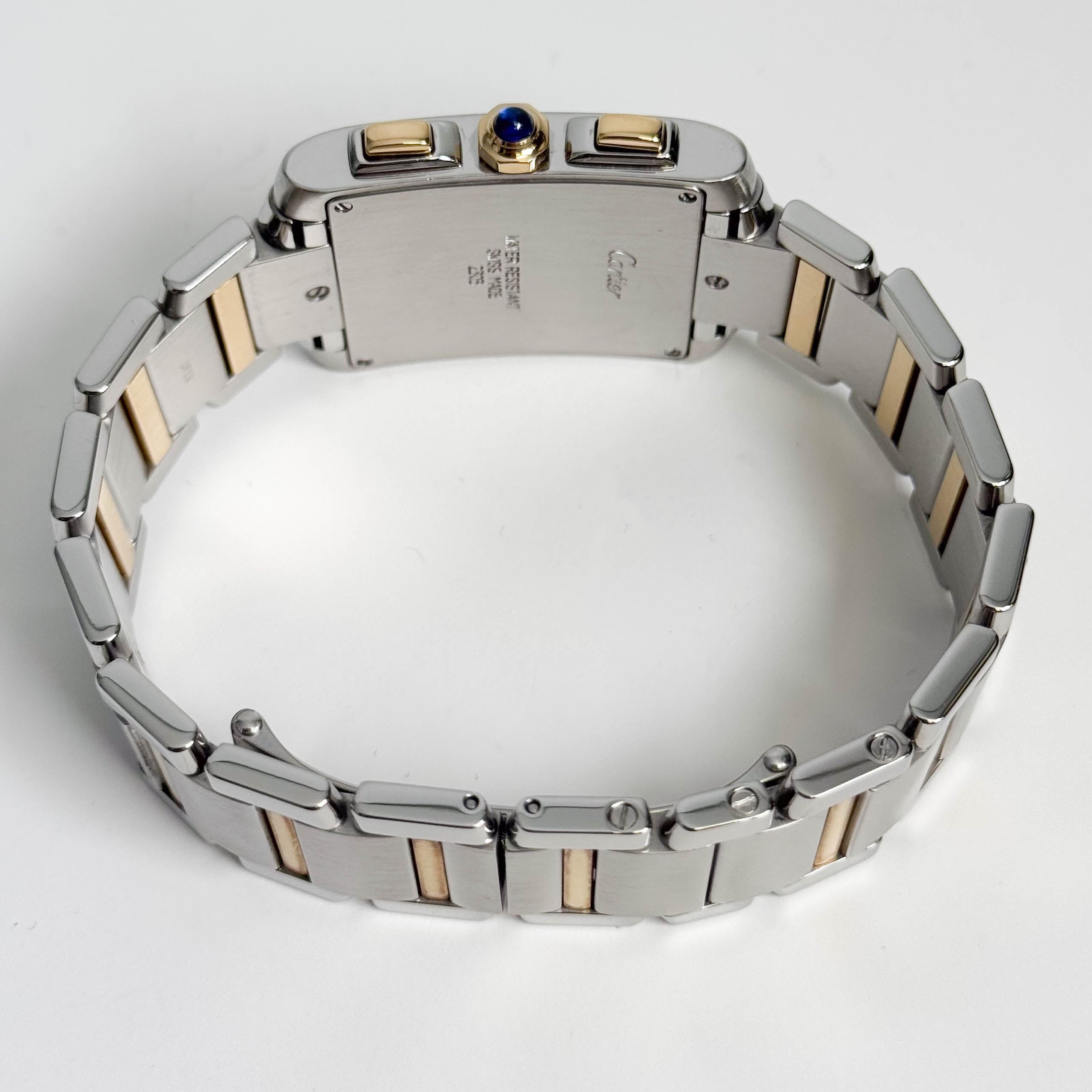 Cartier Tank Francaise 36 mm White Dial Watch Ref# W51004Q4 - Happy Jewelers Fine Jewelry Lifetime Warranty