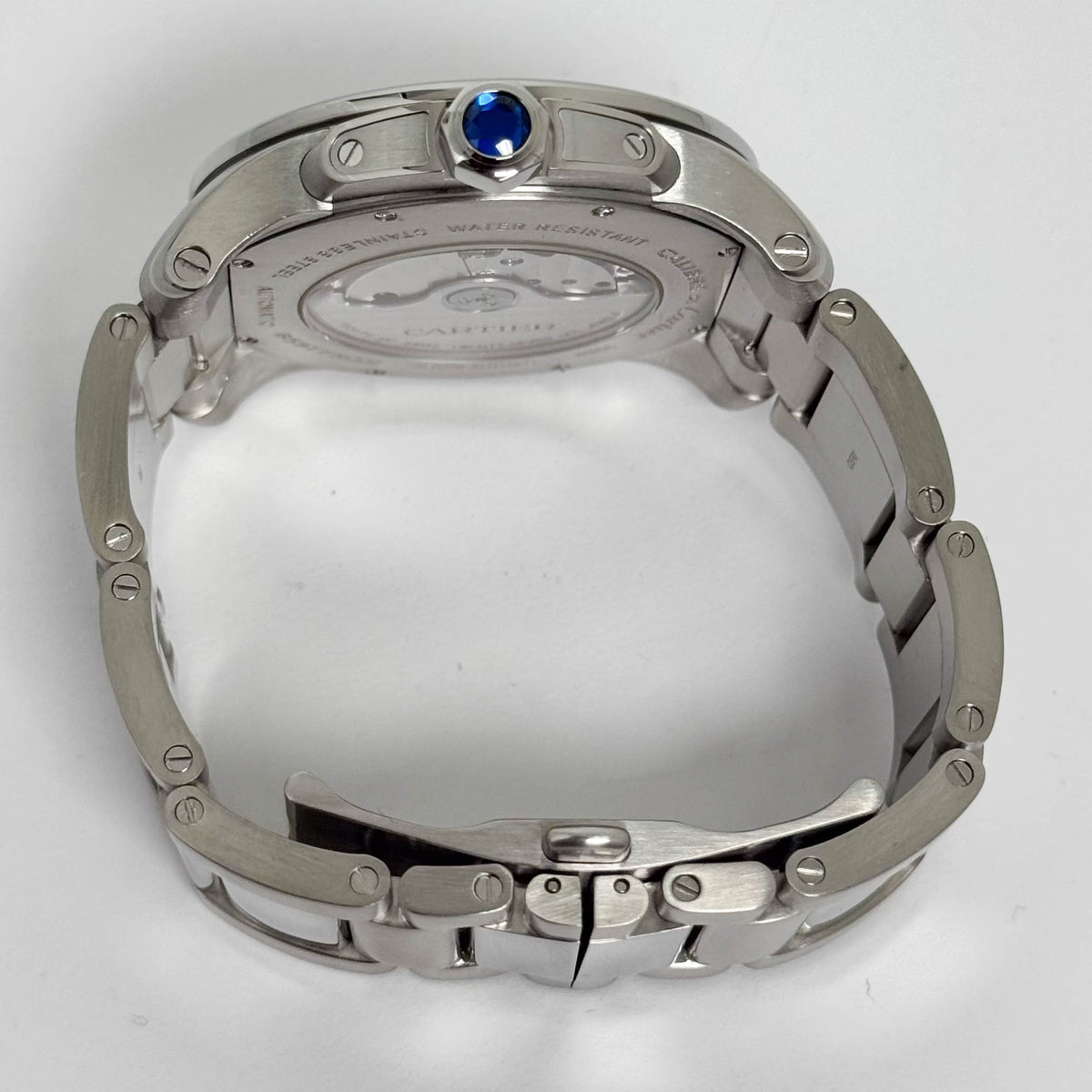 Cartier Calibre De 42mm Silver Dial Watch Ref# W7100015