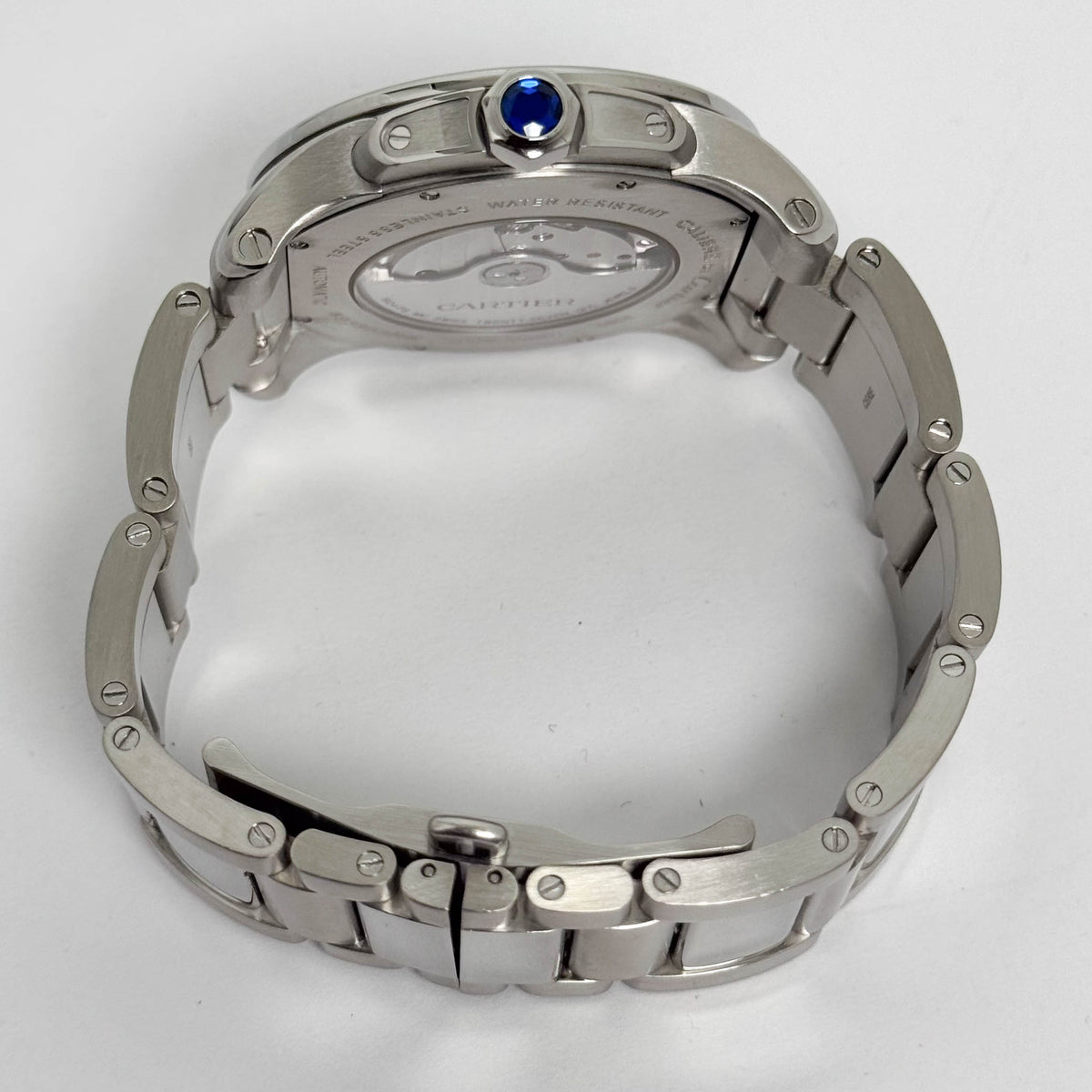 Cartier Calibre De 42mm Silver Dial Watch Ref# W7100015