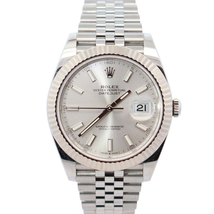 Rolex Datejust 41mm Green Dial Watch Ref# 126334 - Happy Jewelers Fine Jewelry Lifetime Warranty