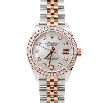 Rolex Datejust 28mm MOP Dial Watch Ref# 279381RBR - Happy Jewelers Fine Jewelry Lifetime Warranty