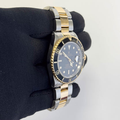 Rolex Submariner 40mm Black Dial Watch Ref# 16613 - Happy Jewelers Fine Jewelry Lifetime Warranty