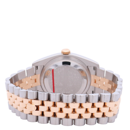 Rolex Datejust 36mm Yellow Gold & Steel White Jubilee Diamond Dial Watch Reference# 116233 - Happy Jewelers Fine Jewelry Lifetime Warranty