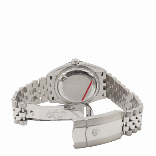 Rolex Datejust Stainless Steel 36mm Silver Stick Dial Watch Reference #: 126200 - Happy Jewelers Fine Jewelry Lifetime Warranty