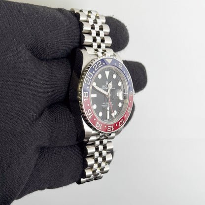 Rolex GMT Master II 40mm Black Dial Watch Ref# 126710BLRO