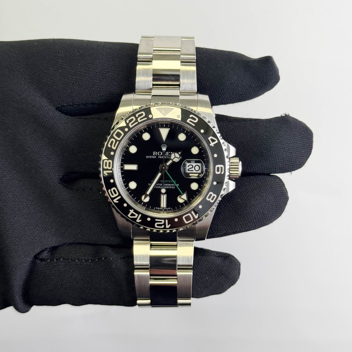 Rolex GMT-Master II 40mm Black Dial Watch Ref# 116710LN