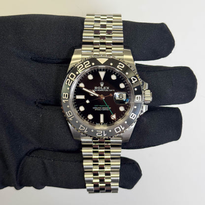 Rolex GMT-Master II 40mm Black Dial Ref# 126710GRNR