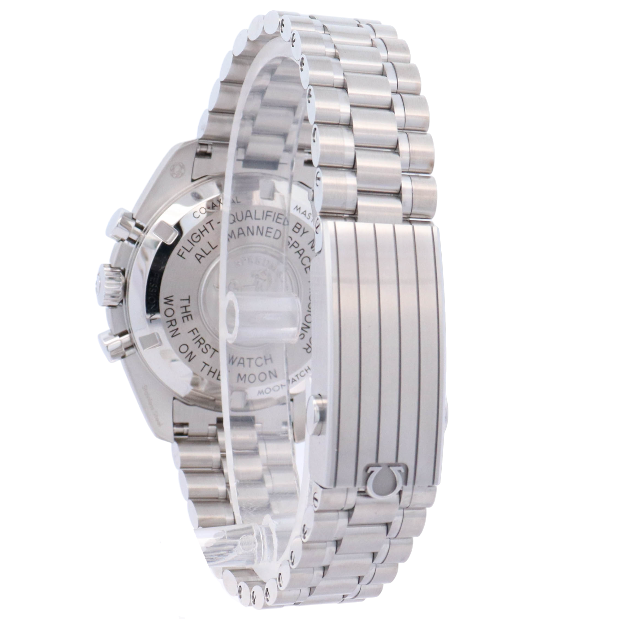 Omega Speedmaster 42mm Stainless Steel Black Chronograph Dial Watch Reference# 310.30.42.50.01.001 - Happy Jewelers Fine Jewelry Lifetime Warranty