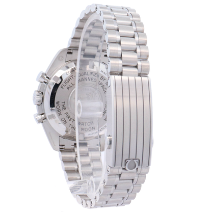 Omega Speedmaster 42mm Stainless Steel Black Chronograph Dial Watch Reference# 310.30.42.50.01.001 - Happy Jewelers Fine Jewelry Lifetime Warranty