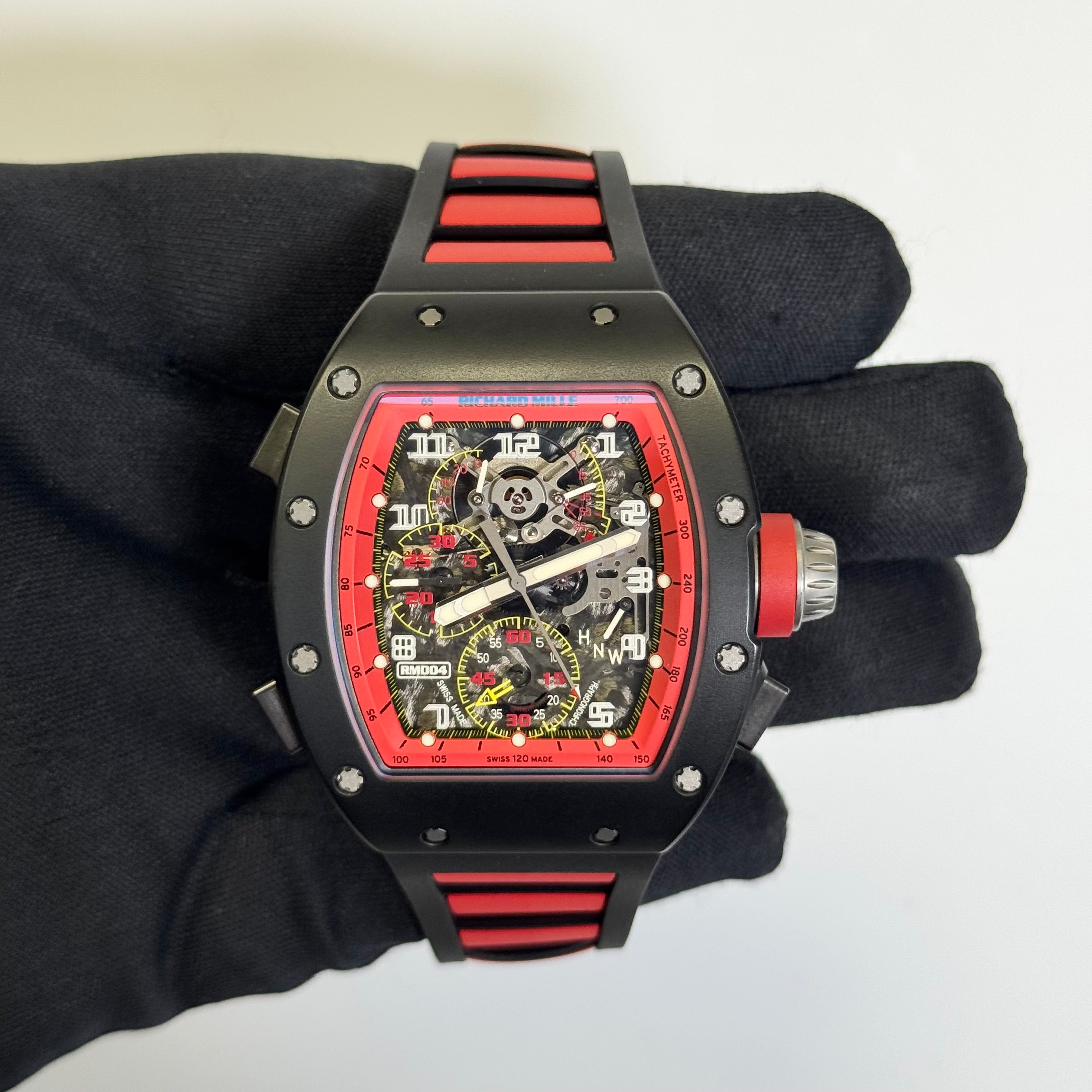 Richard Mille RM004 42mm Openwork Dial Watch Ref# RM004 – Happy
