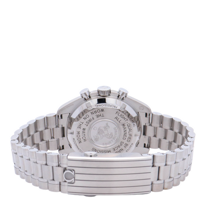 Omega Speedmaster 42mm Stainless Steel Black Chronograph Dial Watch Reference# 310.30.42.50.01.001 - Happy Jewelers Fine Jewelry Lifetime Warranty