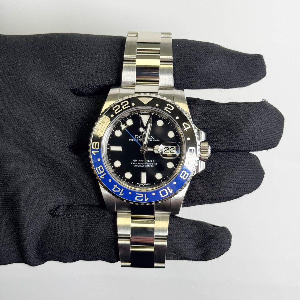Rolex GMT Master II "Batman" 40mm Black Dial Watch Ref# 116710BLNR