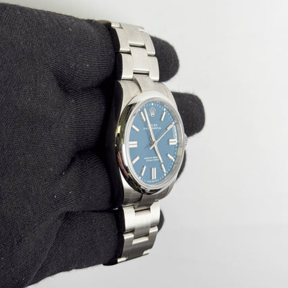Rolex Oyster Perpetual 41mm Blue Dial Watch Ref# 134300