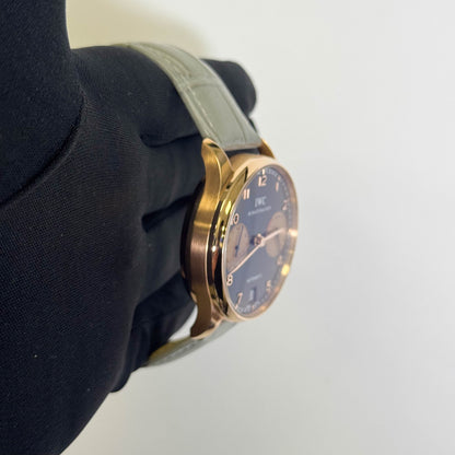 IWC Portuguese 42mm Black Dial Watch Ref# IW500121