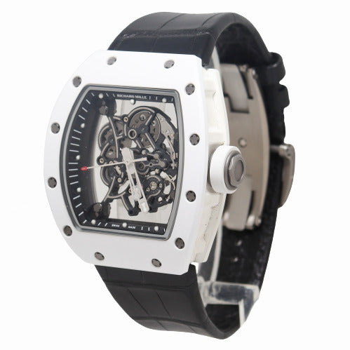 Richard Mille Mens RM055 "Bubba Watson" 49.9mm x 42.70mm Skeleton Dial Watch Reference# RM055 - Happy Jewelers Fine Jewelry Lifetime Warranty