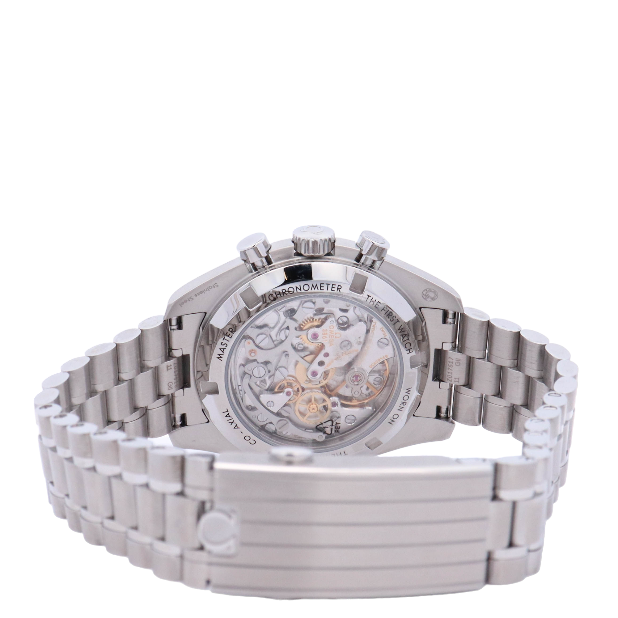 Omega Speedmaster 42mm Stainless Steel Black Chronograph Dial Watch Reference# 310.30.42.50.01.002 - Happy Jewelers Fine Jewelry Lifetime Warranty