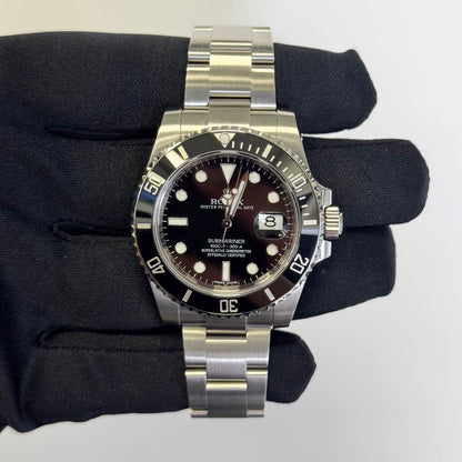 Rolex Submariner 40mm Black Dot Dial Watch Ref# 116610LN