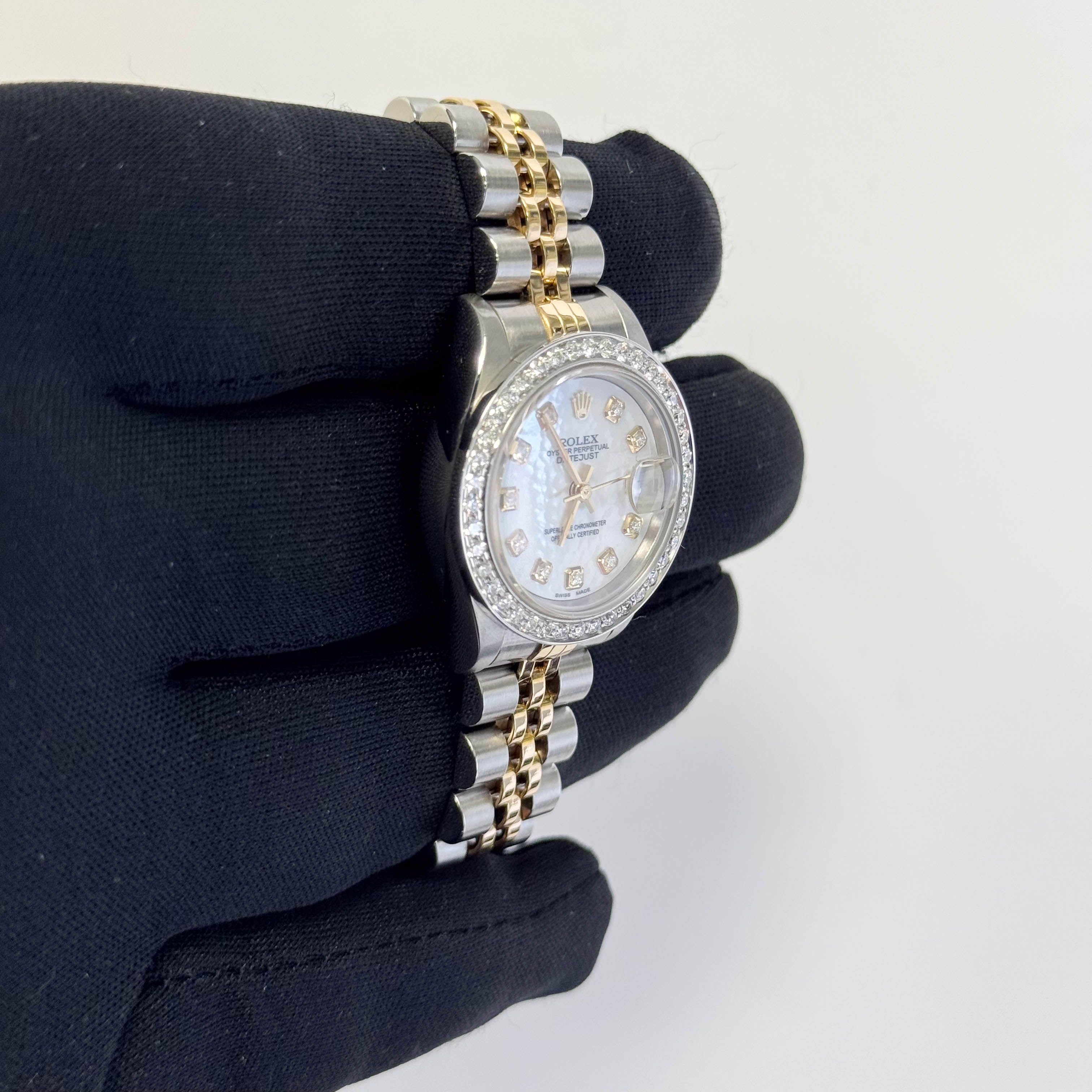 Rolex Datejust 26mm MOP Dial Watch Ref# 69173 - Happy Jewelers Fine Jewelry Lifetime Warranty