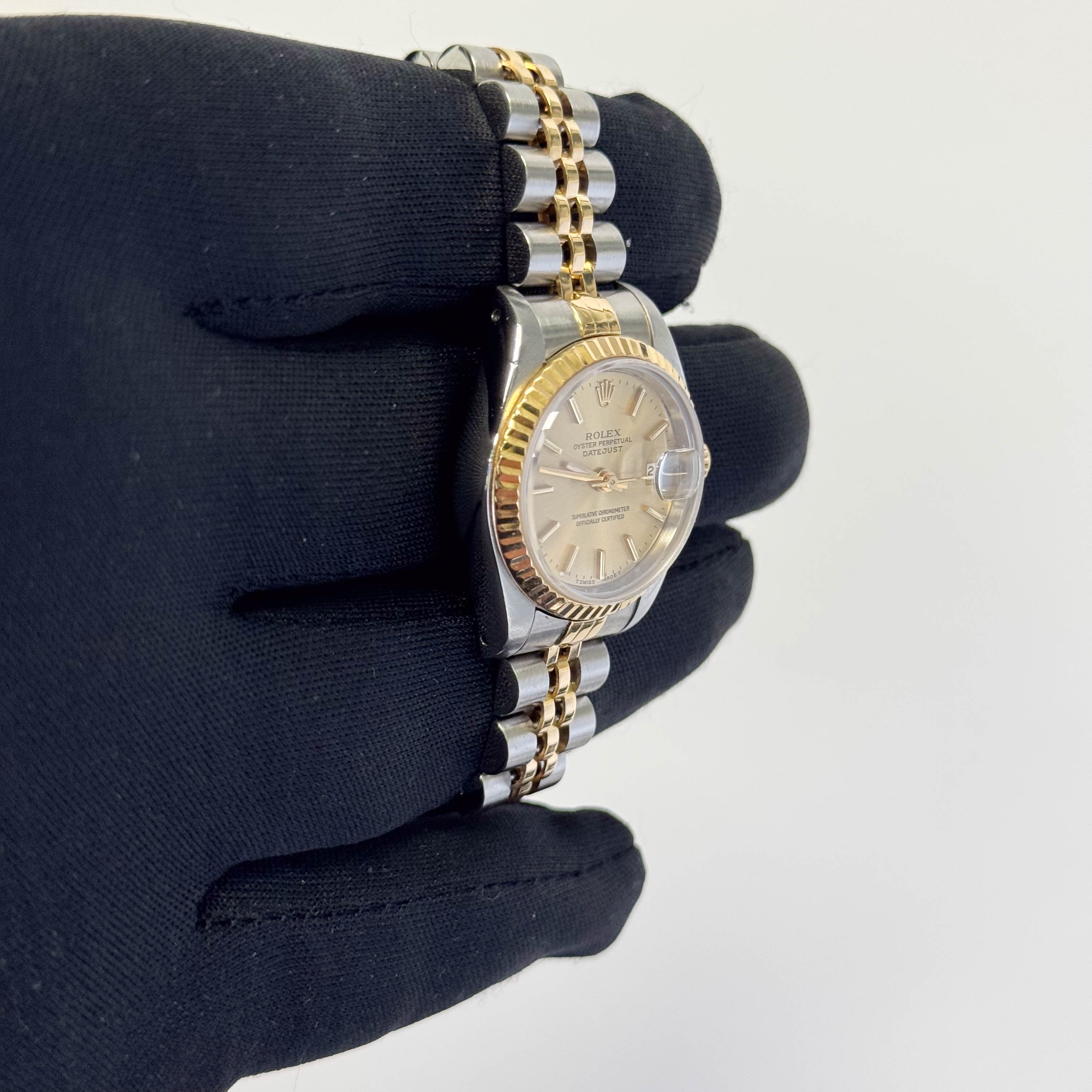 Rolex Datejust 26mm Champagne Dial Watch Ref# 69173 - Happy Jewelers Fine Jewelry Lifetime Warranty