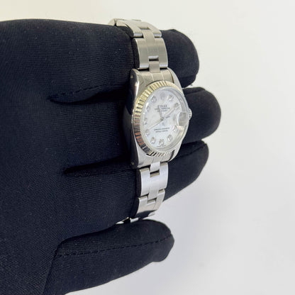 Rolex Oyster Perpetual 26mm MOP Dial Watch Ref# 69160 - Happy Jewelers Fine Jewelry Lifetime Warranty