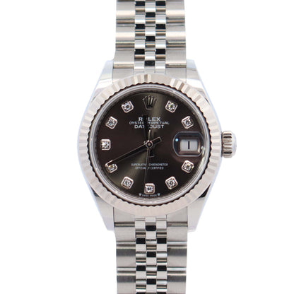 Rolex Datejust 28mm Grey Dial Watch Ref# 279174 - Happy Jewelers Fine Jewelry Lifetime Warranty