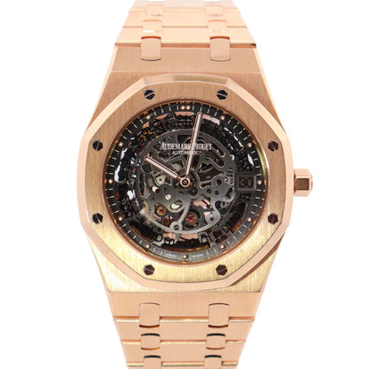 Audemars Piguet Royal Oak Openwork Dial Watch Ref# 15204OR.OO.1240OR.01 - Happy Jewelers Fine Jewelry Lifetime Warranty