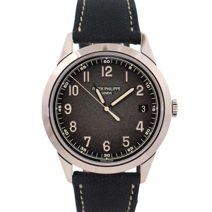 Patek Philippe Calatrava 40mm Charcoal Dial Watch Ref# 5226G-001 - Happy Jewelers Fine Jewelry Lifetime Warranty