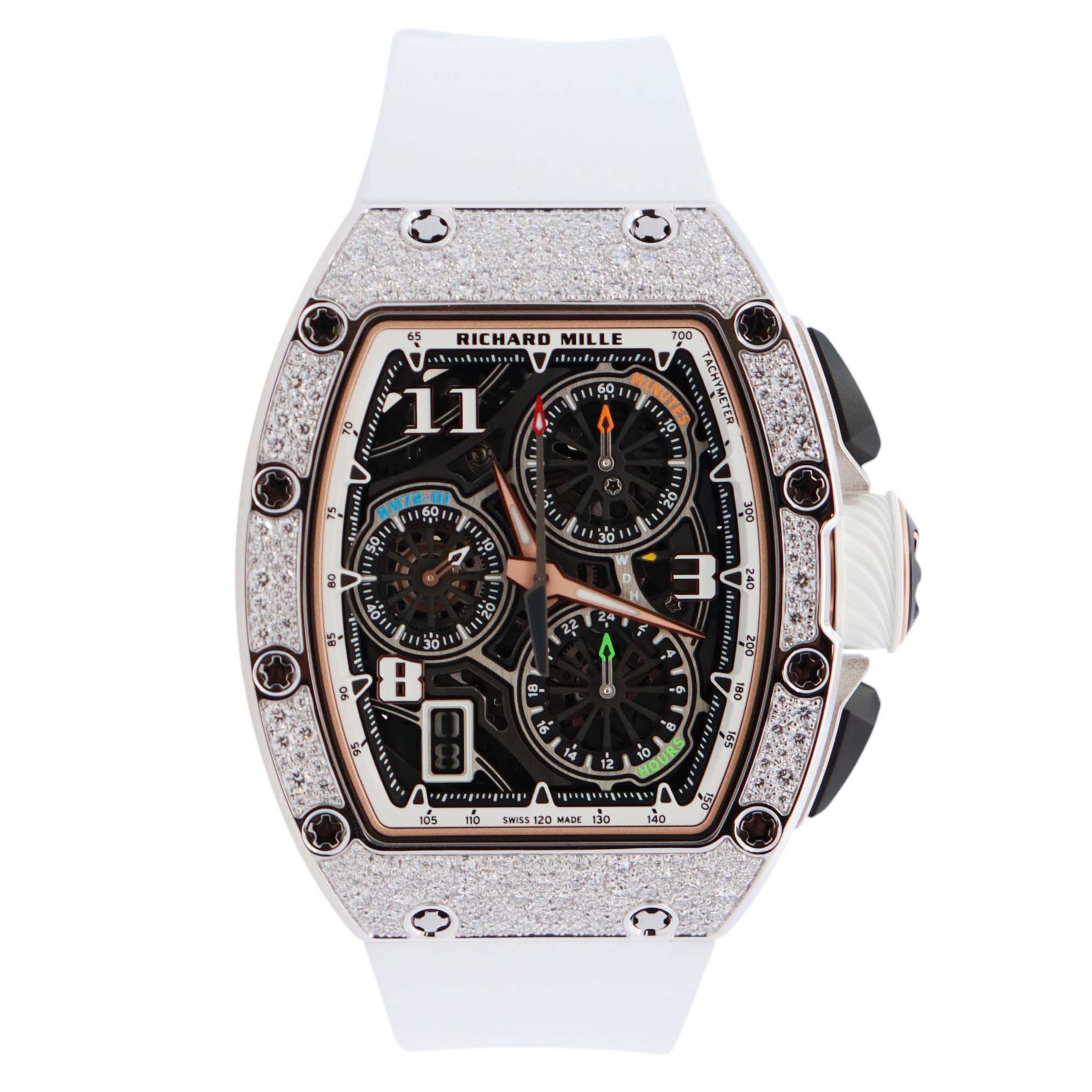 Richard Mille RM72-01 40mm Openwork Dial Watch Ref# RM72-01 - Happy Jewelers Fine Jewelry Lifetime Warranty