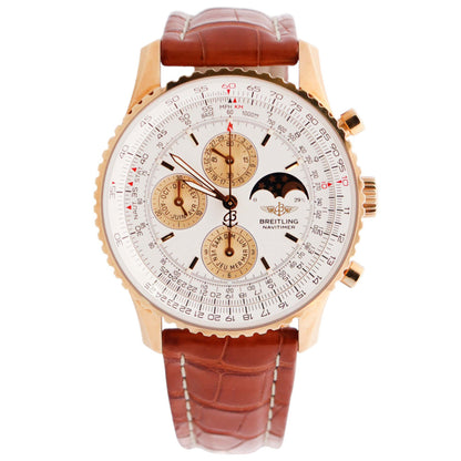 Breitling Navitimer 43mm White Dial Watch Ref# K19340 - Happy Jewelers Fine Jewelry Lifetime Warranty